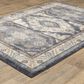 ROW by Oriental Weavers Gemma Oriental Blue and Rust 7"10" x 10" Area Rug, , large