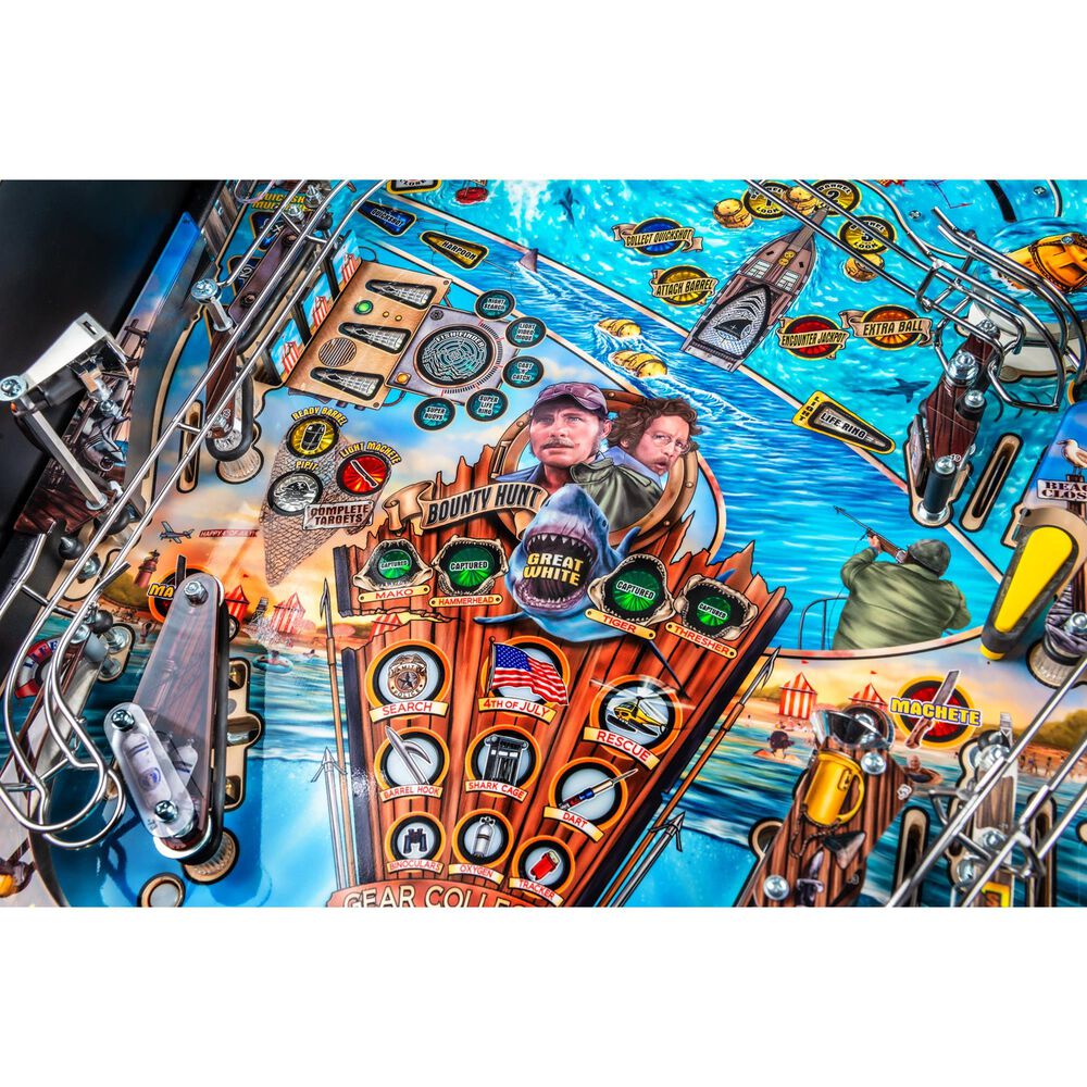 Stern Pinball Jaws Pro Edition Pinball Machine, , large