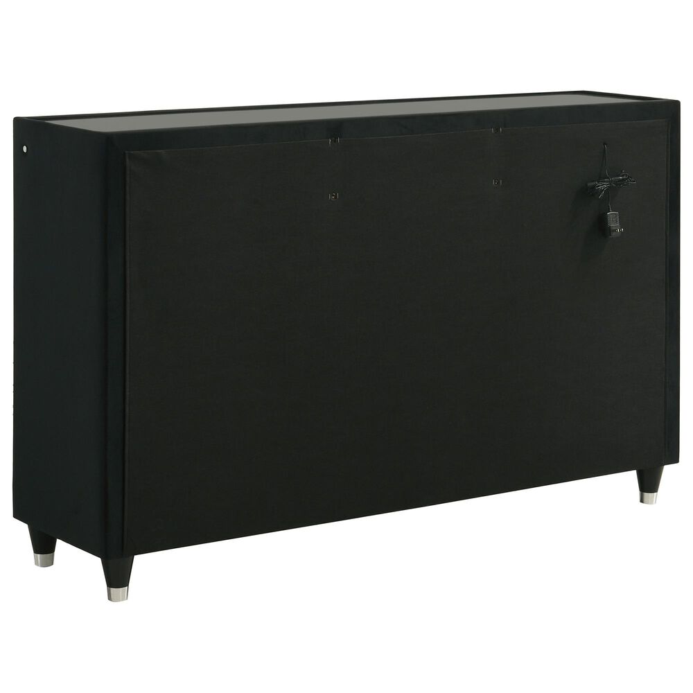 Pacific Landing Lorient 8-Drawer LED Dresser Only in Black, , large