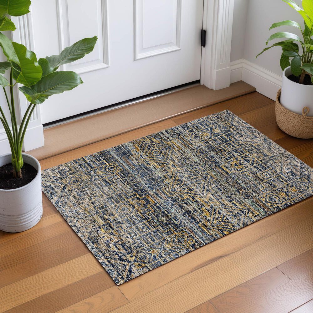 Dalyn Rug Company Vico VC8 Navy 2'6" x 3'10" Area Rug, , large