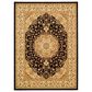 Safavieh Lyndhurst LNH222 5"3" x 7"6" Black and Ivory Area Rug, , large
