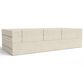 Jaxx Zipline 3-Piece Stationary Convertible Sleeper Sofa in Ivory Velvet, , large