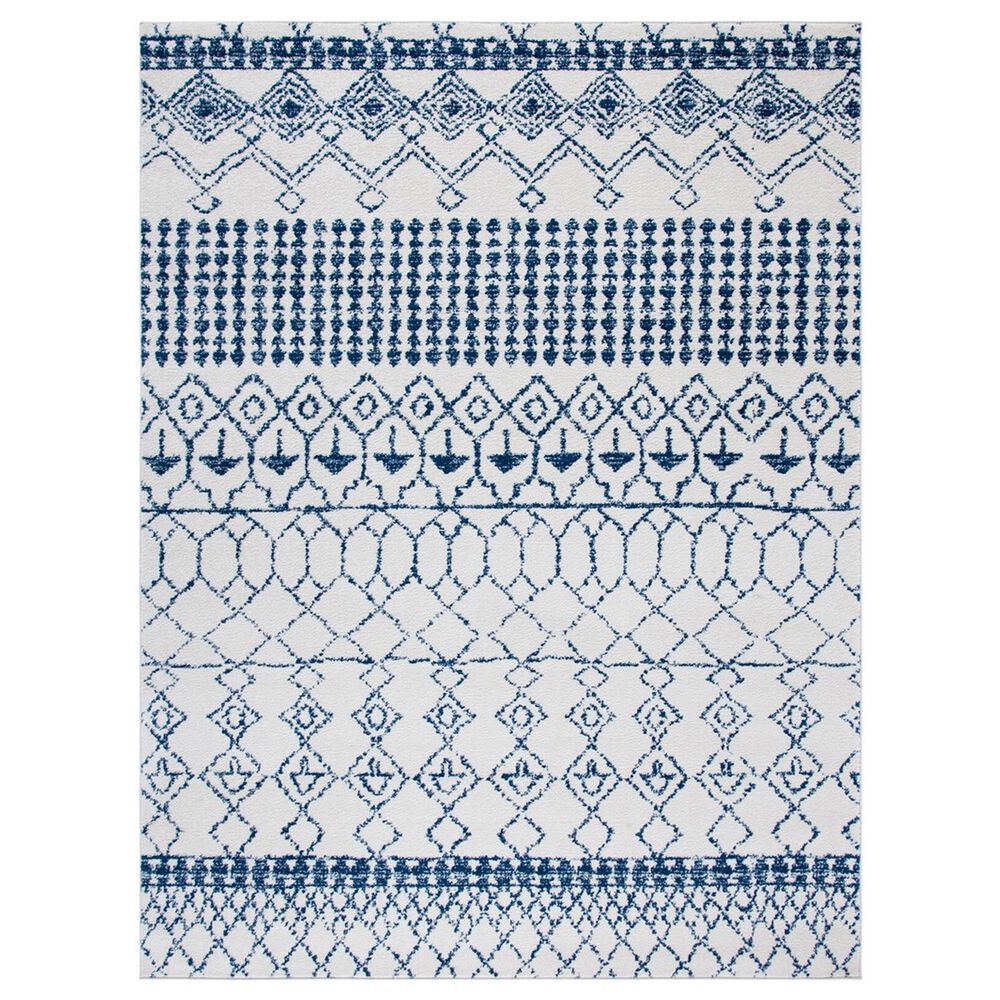 Safavieh Tulum  10" x 14" Ivory and Navy Area Rug, , large