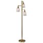 Adesso Gio Floor Lamp in Painted Brass, , large
