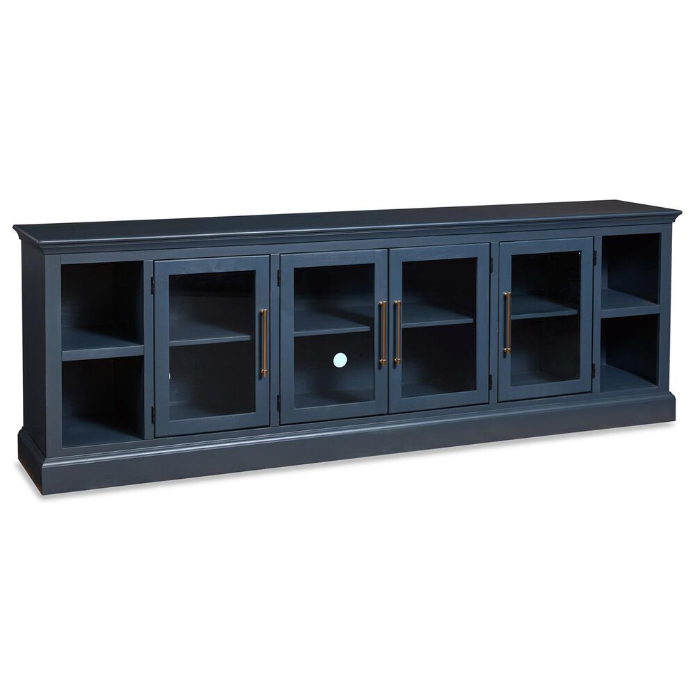 Riva Ridge Byron 98" TV Console with 4 Doors in Malta Blue, , large