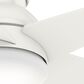 Hunter Isotope 44" Ceiling Fan with LED Light in Fresh White, , large