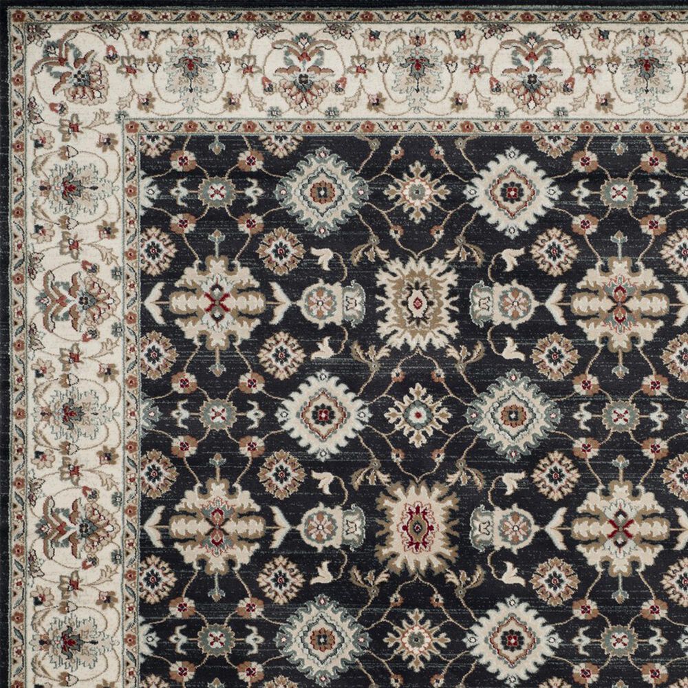 Safavieh Lyndhurst 7&#39; Round Navy and Creme Area Rug, , large
