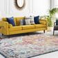 Surya Harput HAP-1000 5"3" x 7"3" Saffron and Gray Area Rug, , large