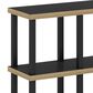 HOMLUX 4-Cube Display Bookshelf in Americano and Black, , large