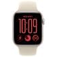 Apple Watch SE 3 (GPS) 44mm Starlight Aluminum Case with Sand Sport Band - M/L, , large