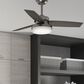 Hunter Sentinel 44" Ceiling Fan with LED Lights in Brushed Slate, , large