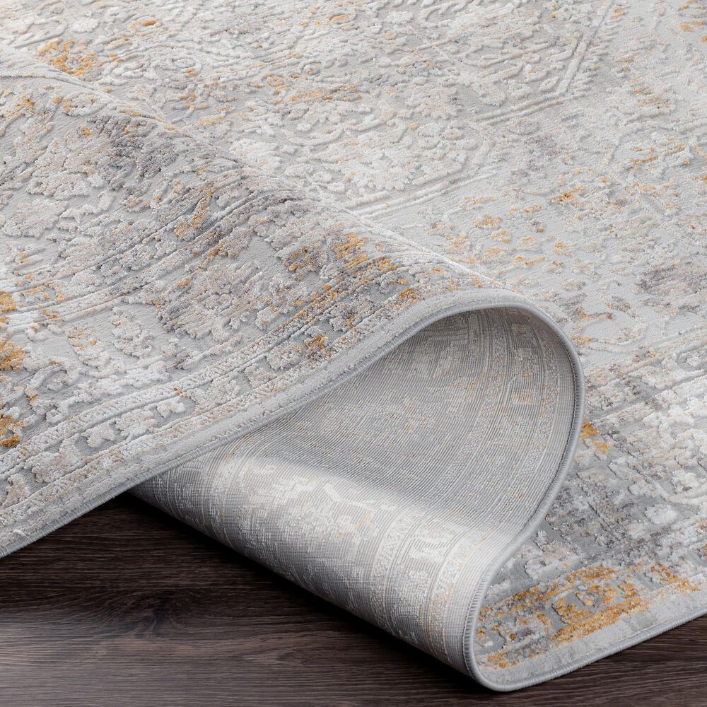 Surya Carmel 7&#39;10&quot; x 10&#39; Medium Gray and Taupe Area Rug, , large