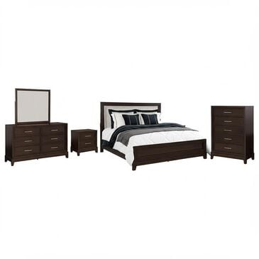 Ashley Neymorton 5-Piece King Bedroom Set in Dark Grayish Brown, , large