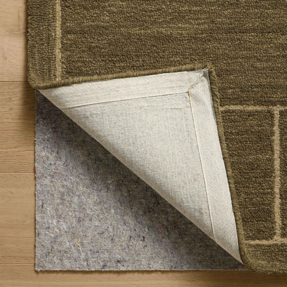 Loloi Barrow Olive and Natural 2&#39;3&quot; x 3&#39;9&quot; Area Rug, , large
