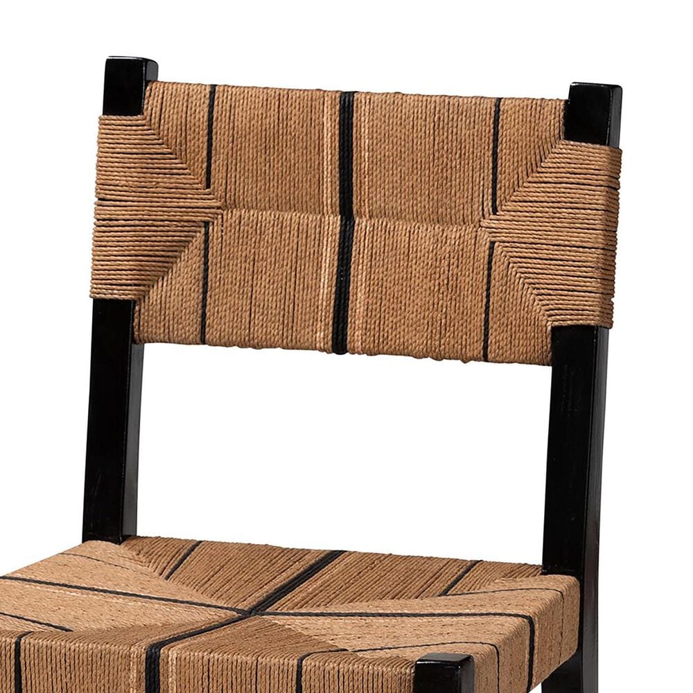 Baxton Studio Prita Side Chair in Black, , large