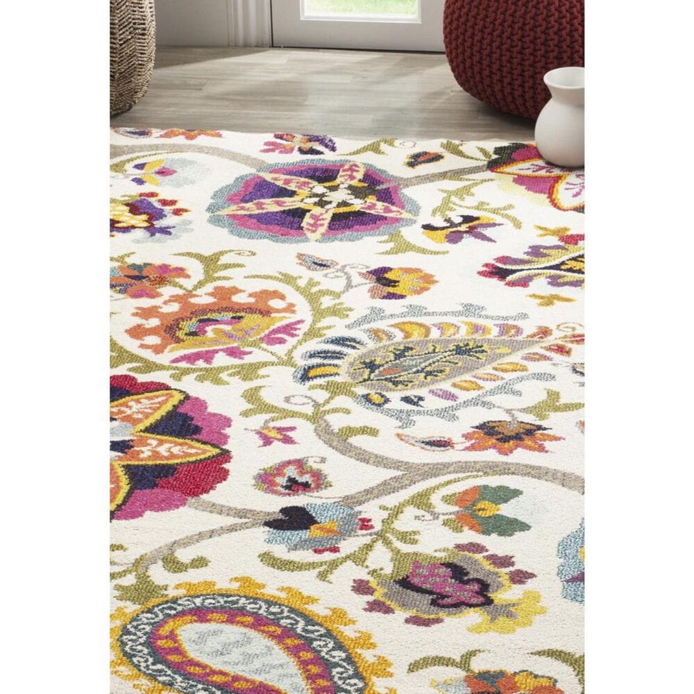 Safavieh Monaco MNC229A-4 4" x 5"7" Ivory/Multi Area Rug, , large