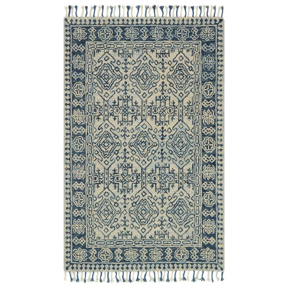 Loloi Zharah ZR-09 7"9" x 9"9" Mist and Blue, , large