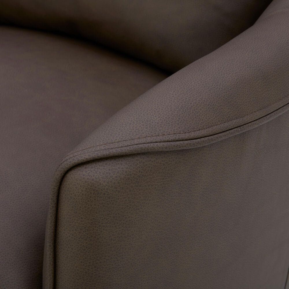 Kuka Home Cooper Swivel Chair in Isla Chocolate, , large