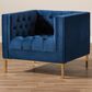 Baxton Studio Zanetta Lounge Chair in Navy, , large