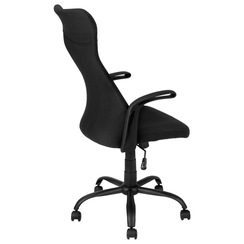 Monarch Specialties Office Armrest Chair in Black, , large