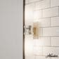 Hunter Lenlock 16" 2-Light Vanity with Cased White Shade in Brushed Nickel, , large