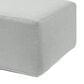 Jaxx Fairlie Boucle Fabric Ottoman in Silver, , large