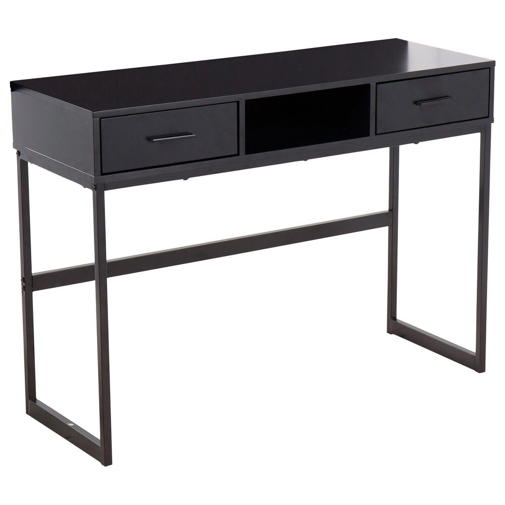 Lumisource Franklin Console Table in Black, , large