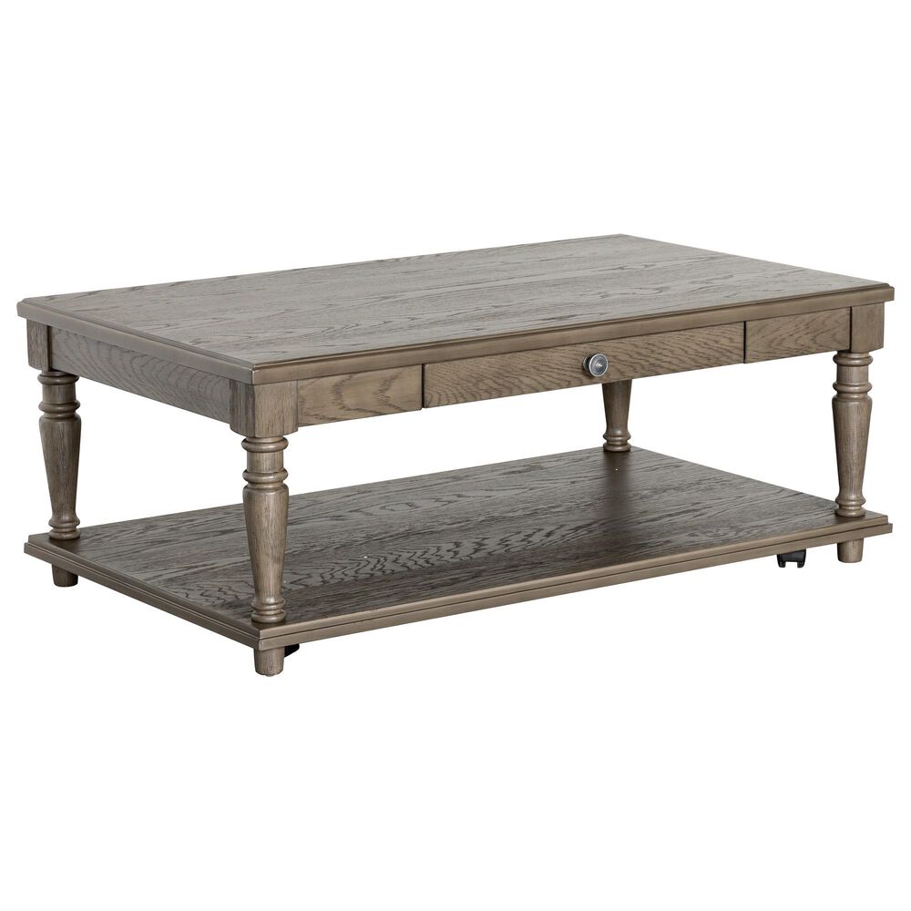 Mayberry Hill Kings Court Coffee Table in Grey, , large