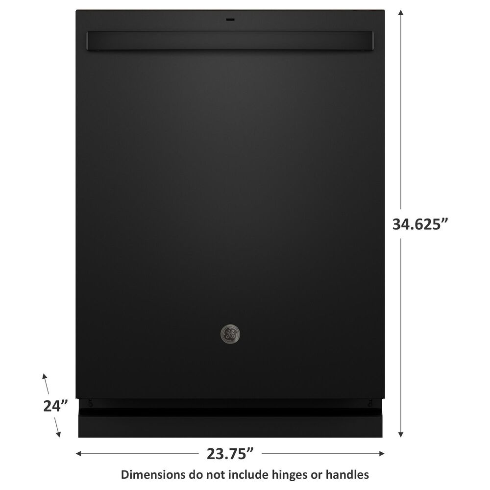 GE Appliances 24&quot; Built-In Bar Handle Dishwasher with 45 dBA Quiet Package in Black, , large