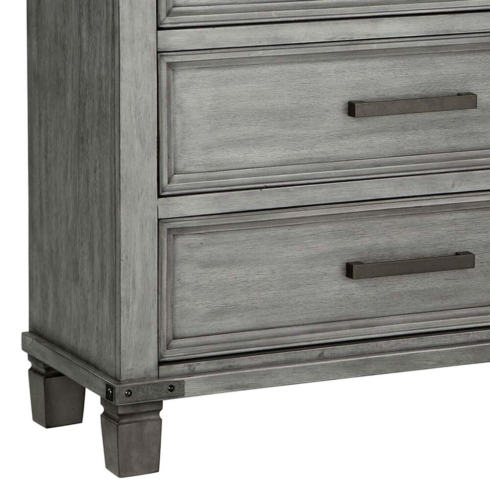 Ashley Russelyn 5 Drawer Chest in Gray, , large