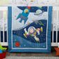Nojo Baby and Kids Toy Story Outta This World 4-Piece Nursery Crib Bedding Set in Blue and Gray, , large