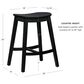 Linden Boulevard Culver 26" Counter Stool in Black, , large