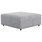 Catnapper Abraxas Castered Cocktail Ottoman in Oyster, , large