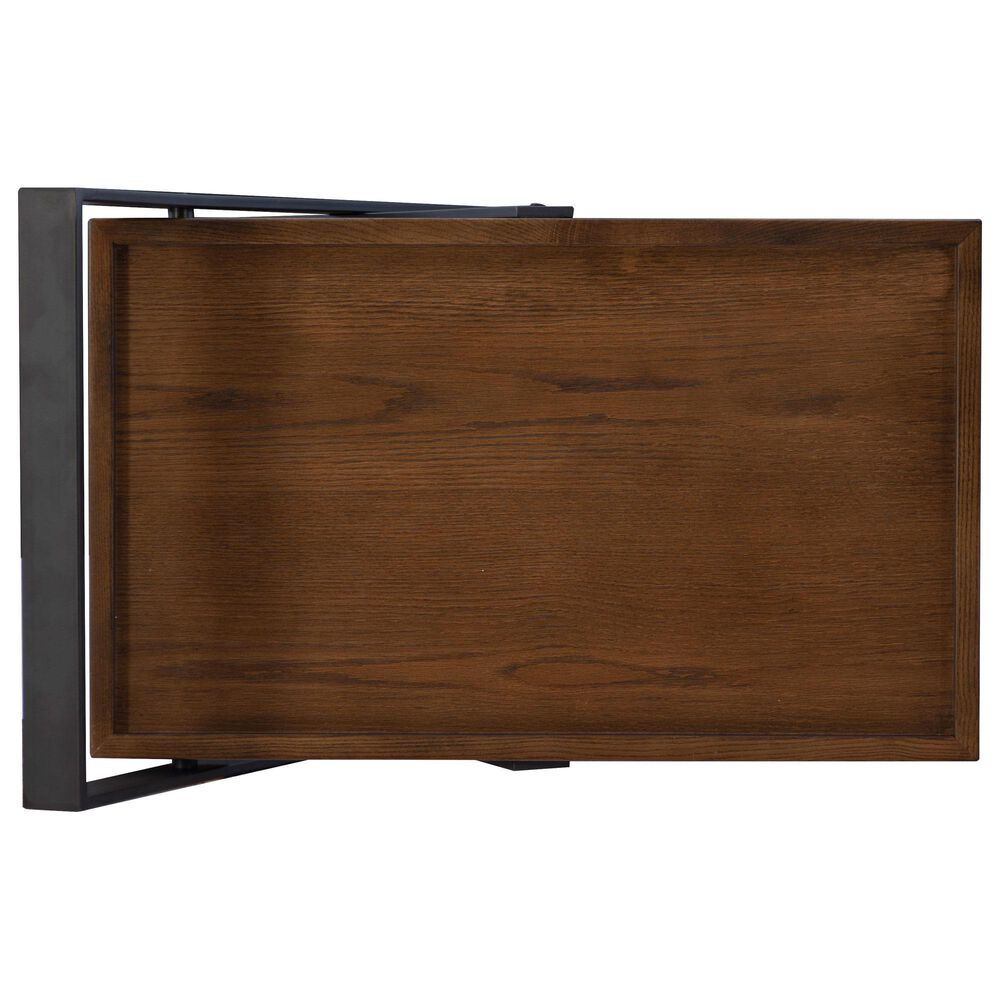 Linon Home Decor Ember Bar Cart in Barley and Dark Gunmetal, , large