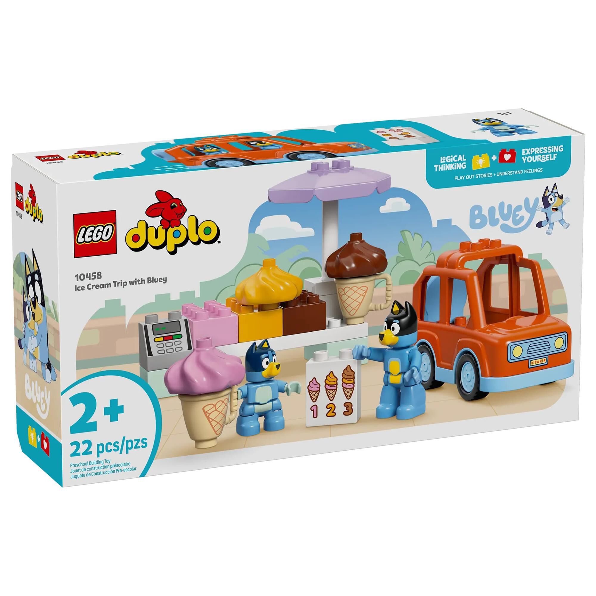 LEGO Duplo Ice Cream Trip with Bluey Building Set