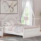 Ashley Kozlani Full Upholstered Panel Bed in Matte White, , large