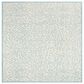 Safavieh Marbella 6" Square Turquoise and Ivory Area Rug, , large
