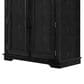 HOMLUX 71" Tall Kitchen Pantry Cabinet with 3 Pull Out Cabinet Organizers, Farmhouse Embossed Texture Storage Cabinet with 6 Door Shelves, 2 Drawers, Freestanding Cupboard for Kitchen, Dining Room Black, , large