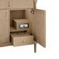 James Martin Kinnsden 36" Single Bathroom Vanity in Weathered Oak with 3 cm Siberian Silestone Top and Rectangular Sink, , large
