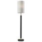 Adesso Hollywood Floor Lamp in Black and Antique Brass, , large