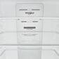 Whirlpool 12.9 Cu. Ft. Counter-Depth Wide Bottom-Freezer Refrigerator in White, , large