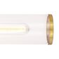 Vaxcel Levitt 2-Light Wall Sconce in Satin Brass, , large