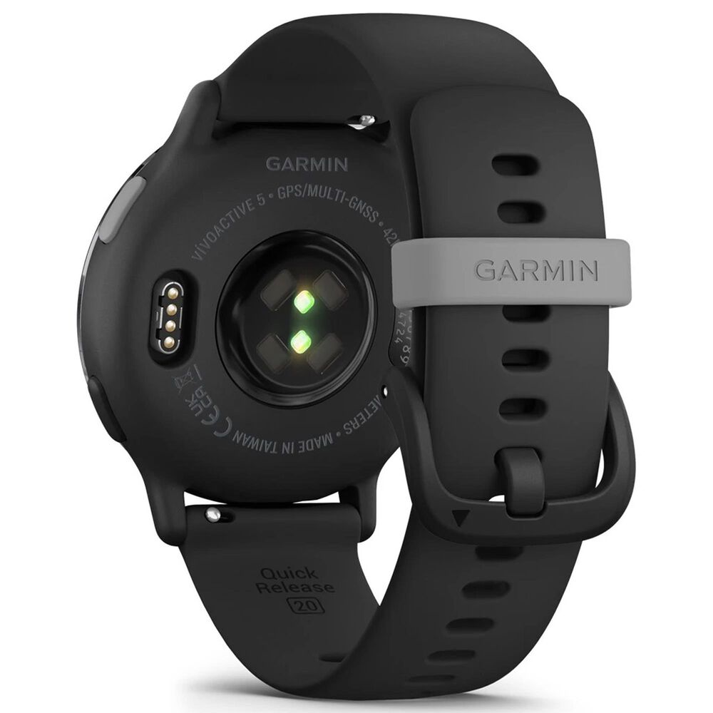 Garmin Vivoactive 5 Smartwatch 30.4mm Slate Aluminum Bezel Black