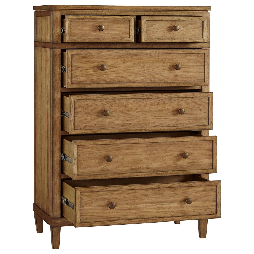Ashley Sharlance 5-Piece California King Panel Bedroom Set in Light Brown, , large
