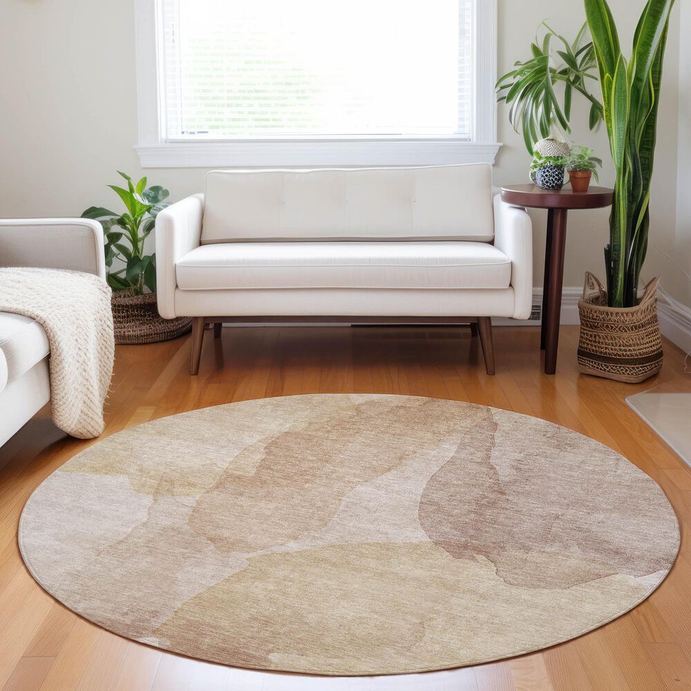 Dalyn Rug Company Ravenna RN12 8&#39; Round Coral Area Rug, , large