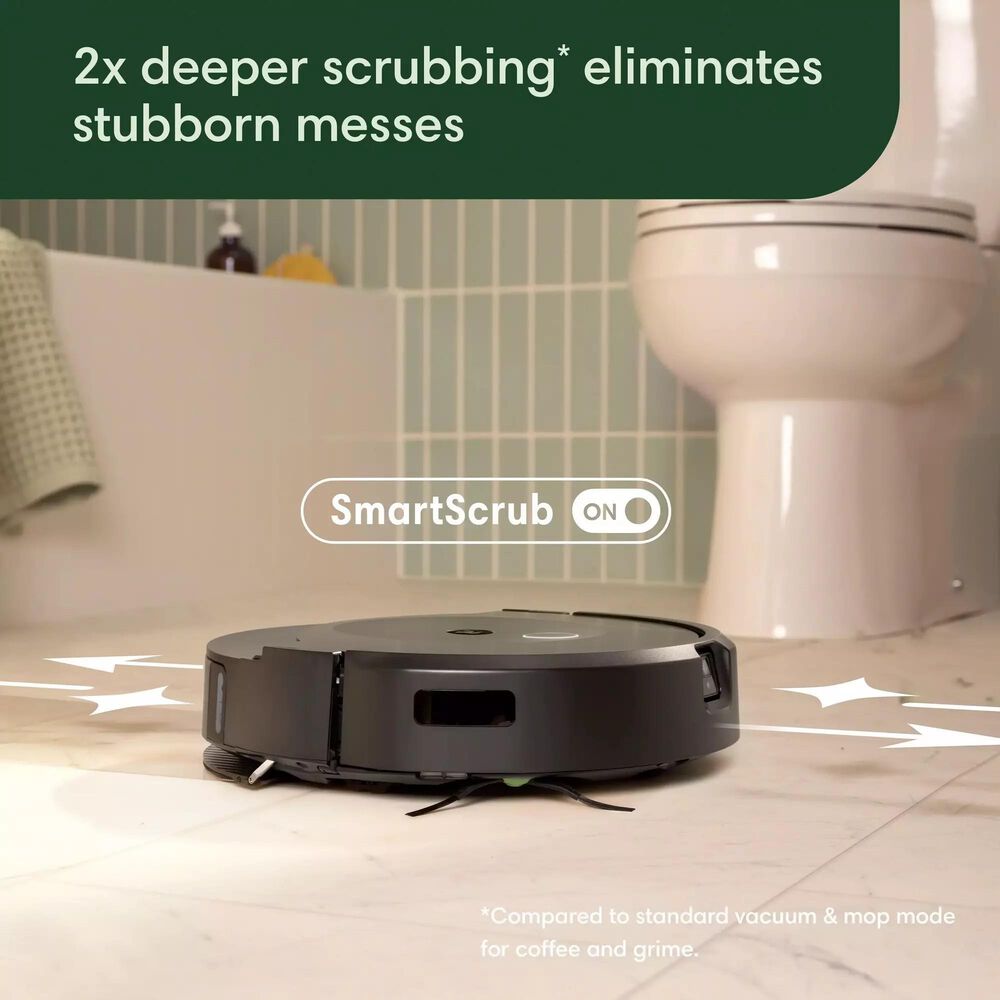 iRobot Roomba Combo 10 Max Robot with AutoWash Dock in Black, , large