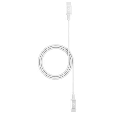 mophie 5" USB-C to USB-C Cable in White, , large