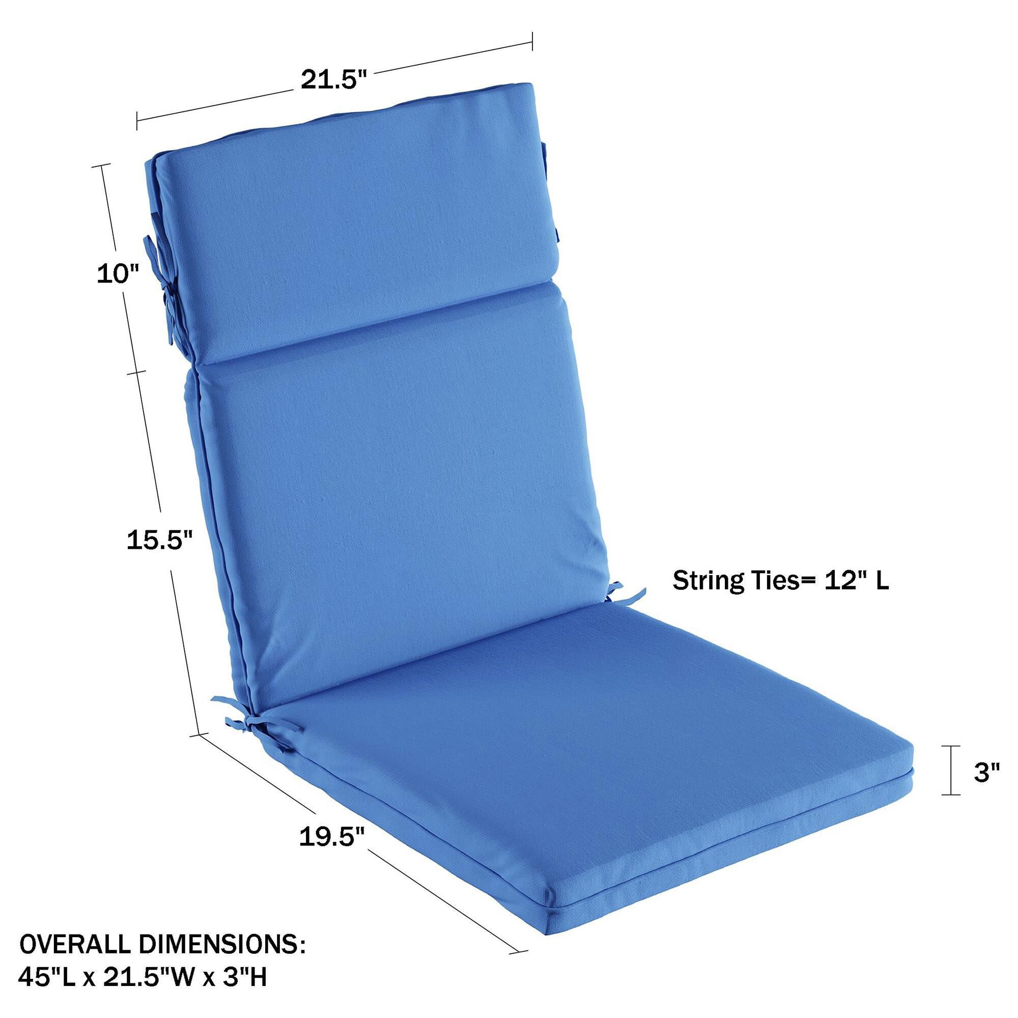 Large patio chair cushions discount