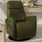 Fjords Crown Large Power Swivel Recliner in Martini Olive, , large