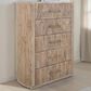 Fallridge Balam 5-Drawer Chest in Stained White, , large